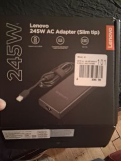 245 W Lenovo slim charger brand new