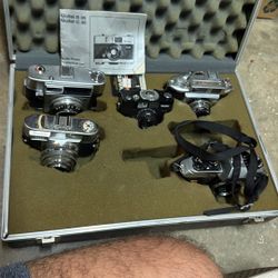 Vintage Film Camera Lot 