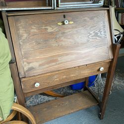 Desk (secretary) and Side Tables 