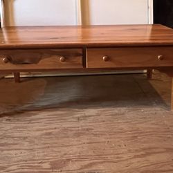Pine Coffee Table &  Storage Cabinets$ For 3 Pcs