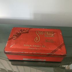 Antique Tin Sioux Candy Co Box