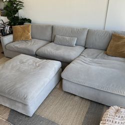NEW Gray Sectional Couch