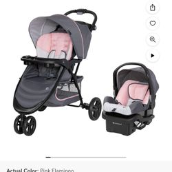 Baby Trend EZ Ride Travel System Stroller - Pink Flamingo