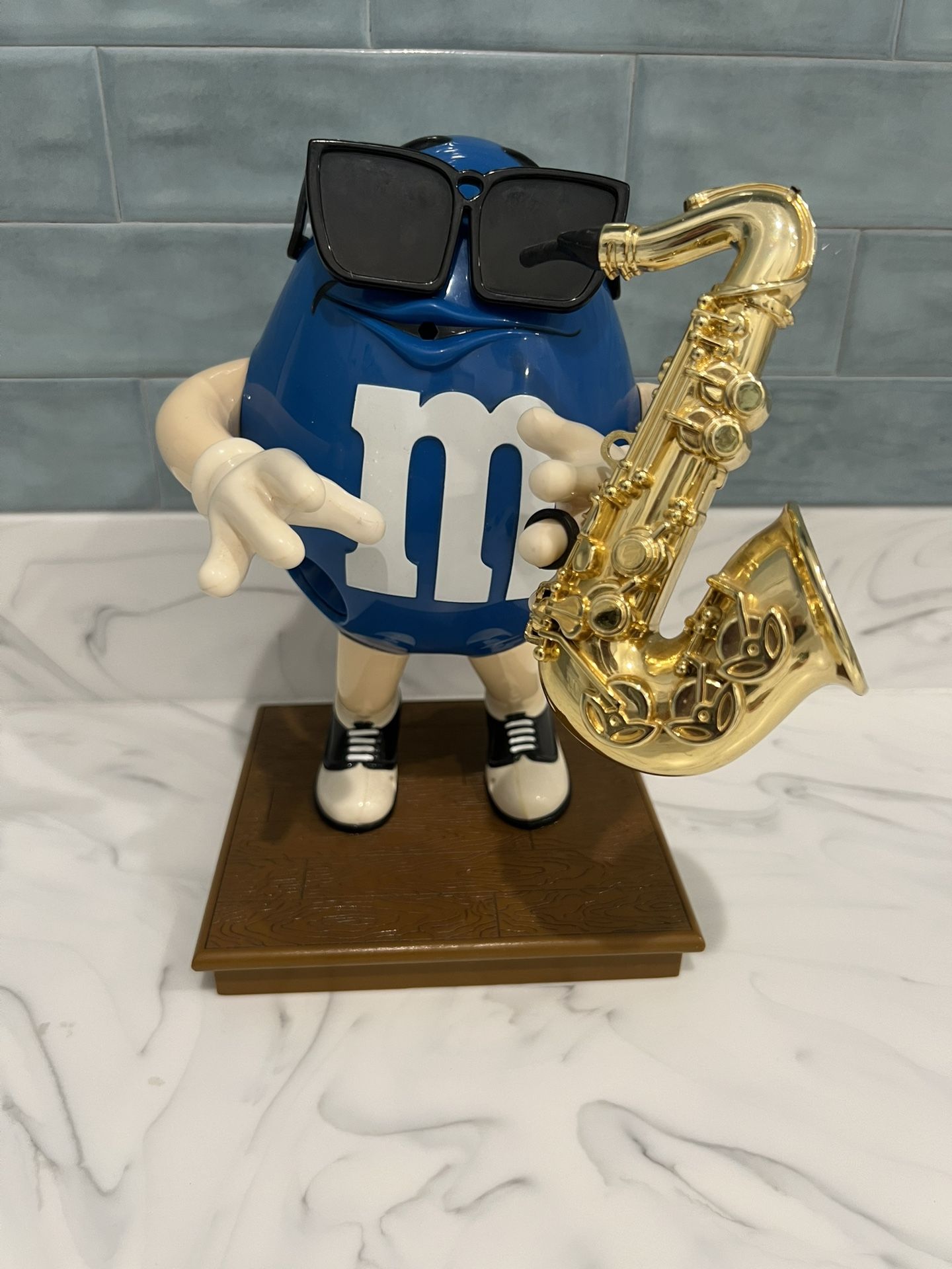 M&M's "Blues Café" Limited Edition collectible candy dispenser