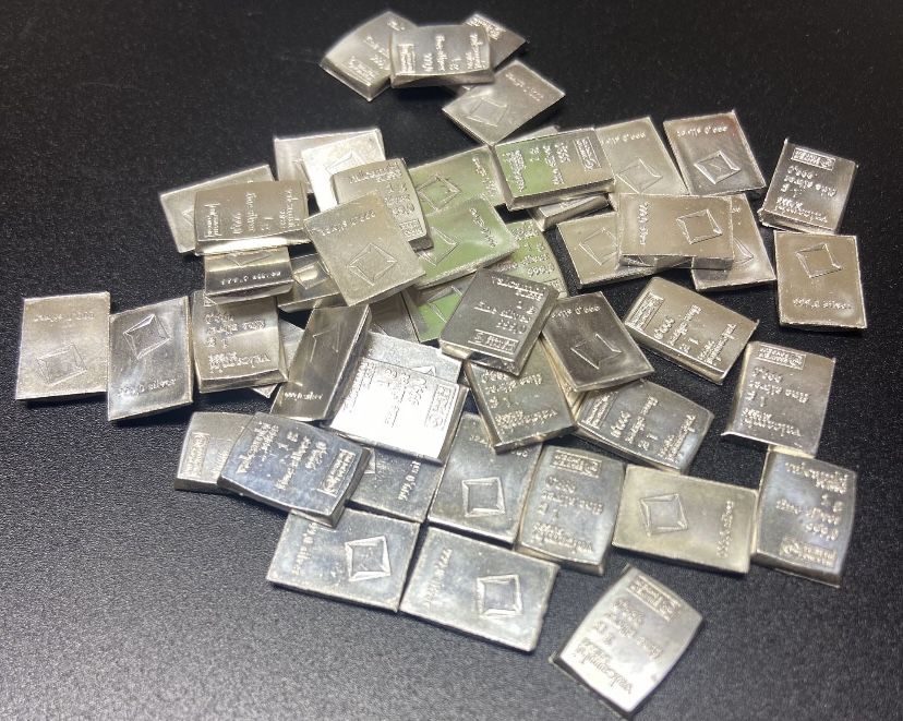 Valcambi 1 Gram Silver,  $5.50 Each // 60 Pieces Available 