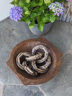 Wooden Chain Decorative Drift Wood Home Garden Decor