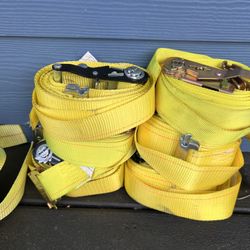 2” X 16’ E Track ratchets 