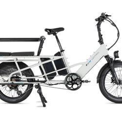 Lectric XPedition 2.0 Raindrop Blue Long-Range Dual-Battery -
