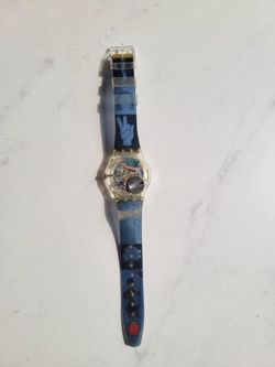 Swiss Swatch Club 98 Watch Lucky Number 7 Theme Swiss Made