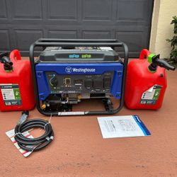 Westinghouse Dual Fuel Portable Generator  (WGen3600DFcv)  Used Once - Like New Condition