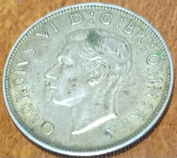 1944  Silver FLORIN TWO SHILLINGS 