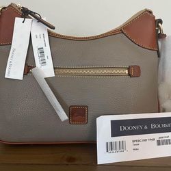 Brand New Dooney & Bourke Taupe Shoulder Bag