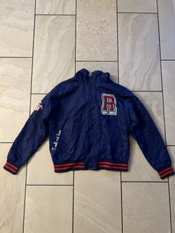 Rocawear Pullover Jacket Zip Up 2000s Varisty Type Red Blue Y2K Vintage