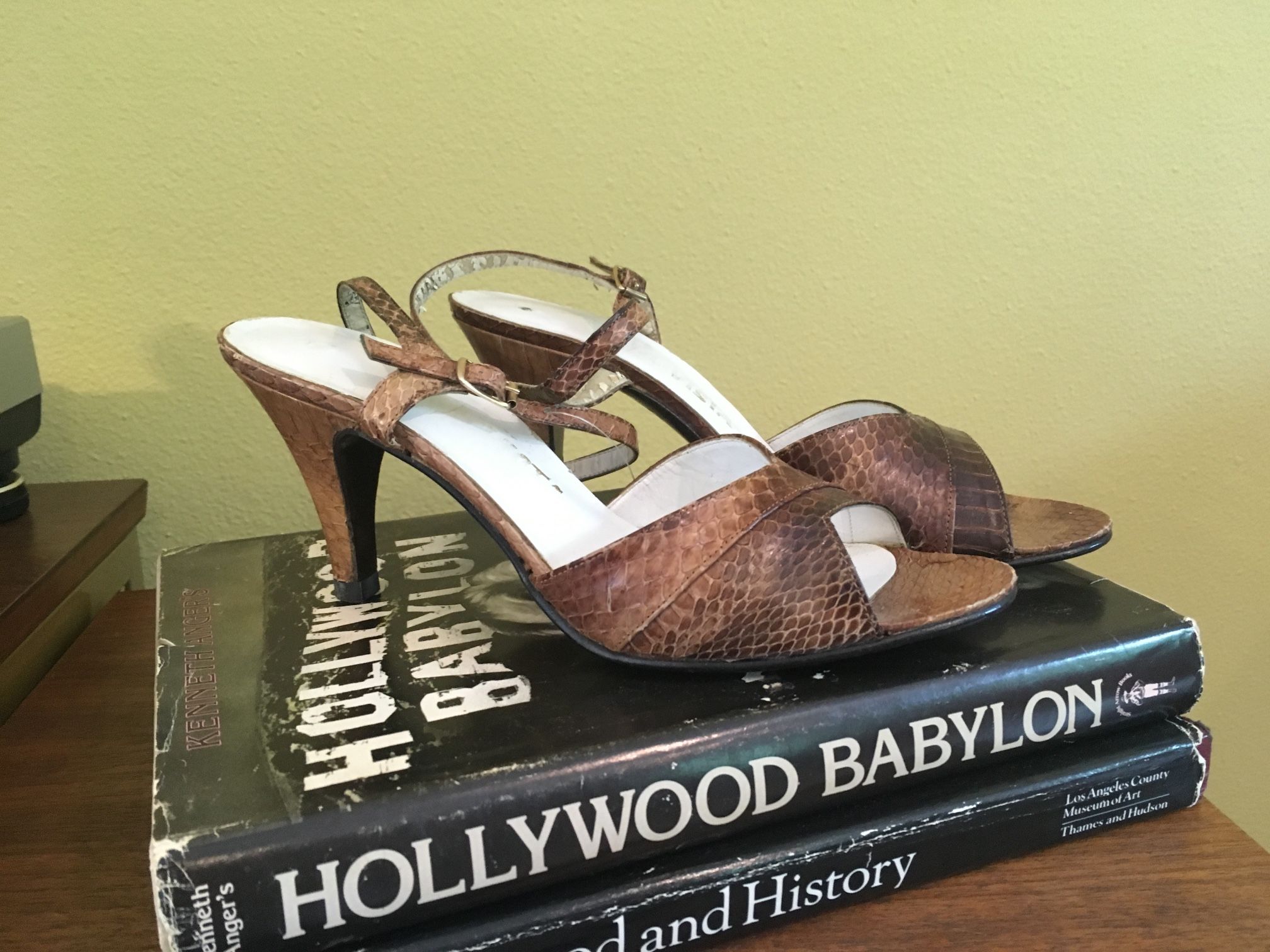 Vintage 1960’s Snakeskin Heels- Size 7