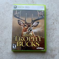 Cabela's Trophy Bucks CIB. For Xbox 360.