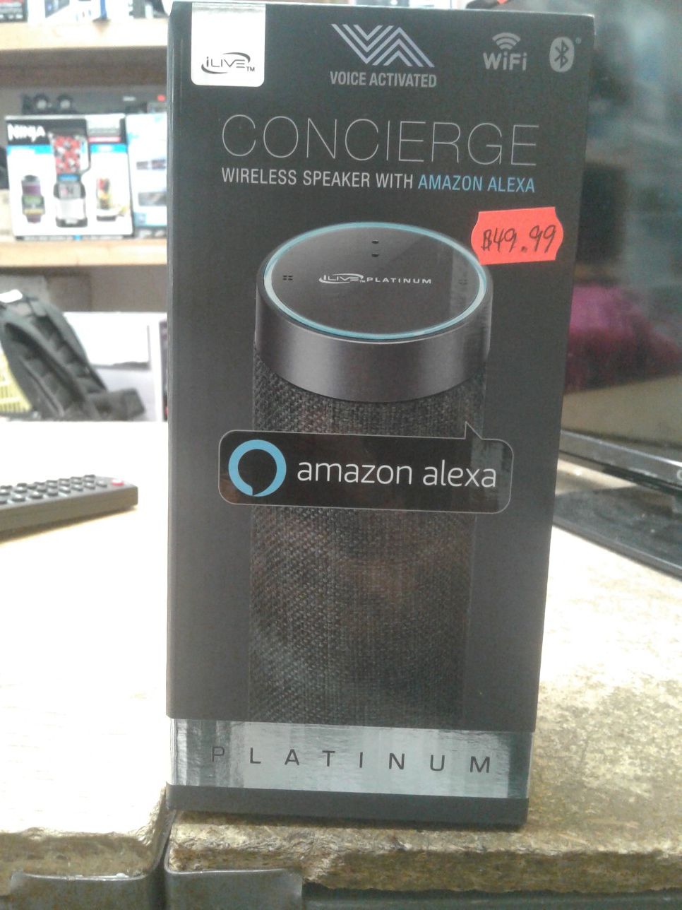 BRAND NEW iLive Concierge WiFi Wireless Speaker w Amazon Alexa