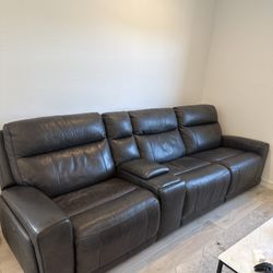 Leather Couch 