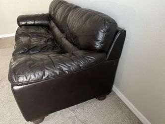 Leather couch