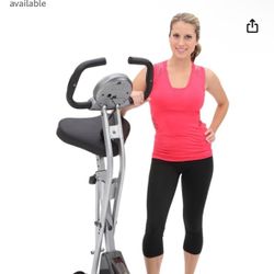 Exerpeutic Foldable Exercise Bike with Regular Seat