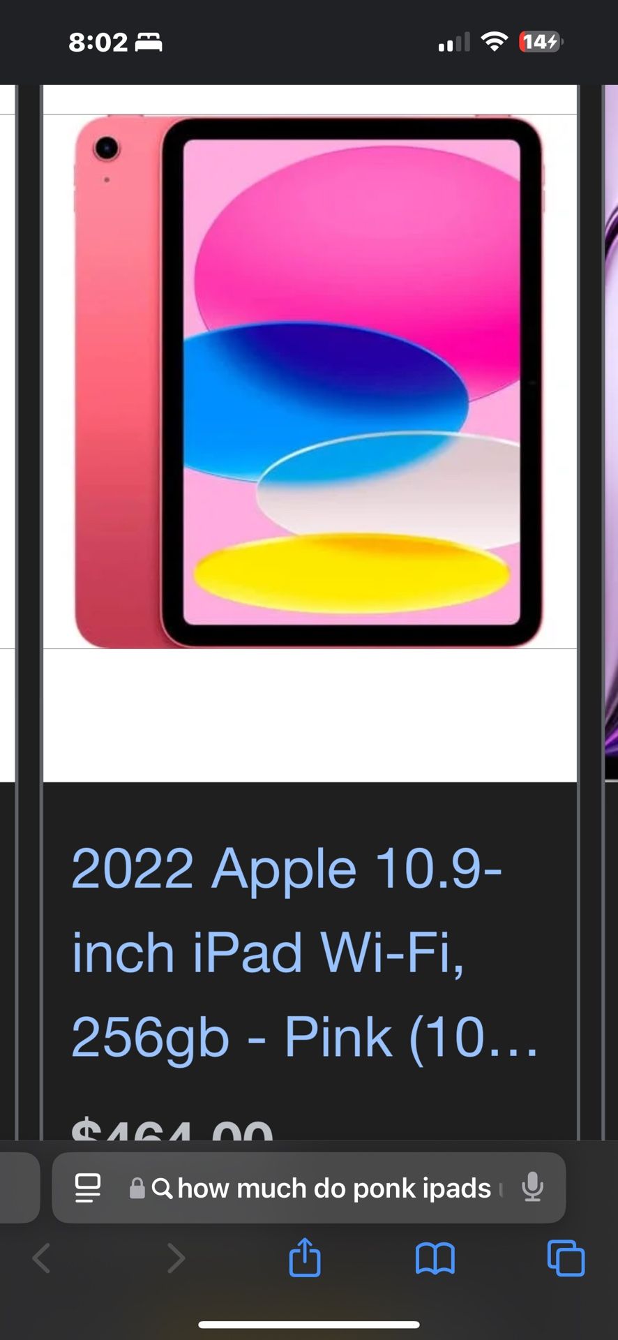 pink ipad
