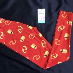 New Lularoe Disney Incredibles OS leggings