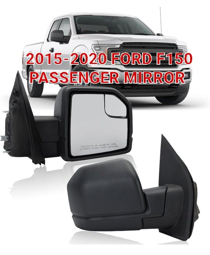 Ford F150 2015 - 2020 Towing Mirror with Blind Spot Glass Temperature Sensor