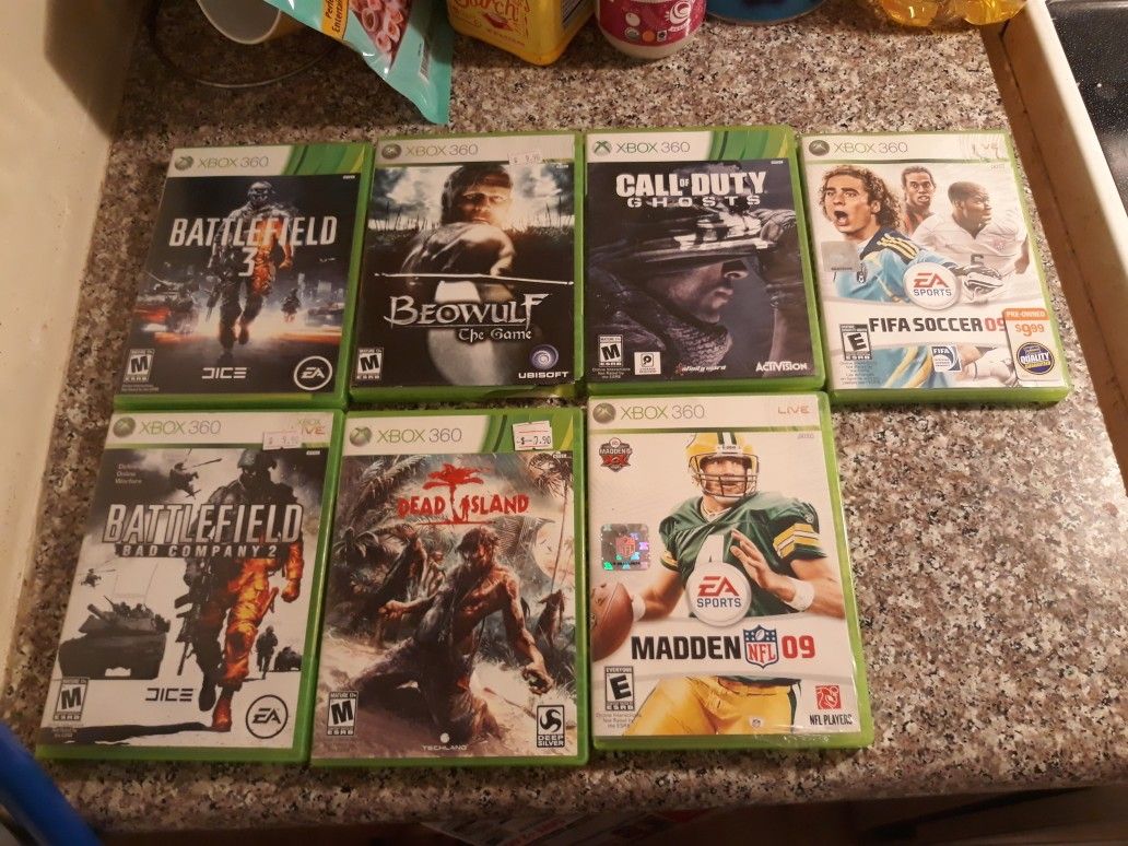 Xbox360 game lot