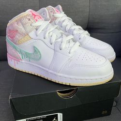 Jordan 1 Mid Paint Drip