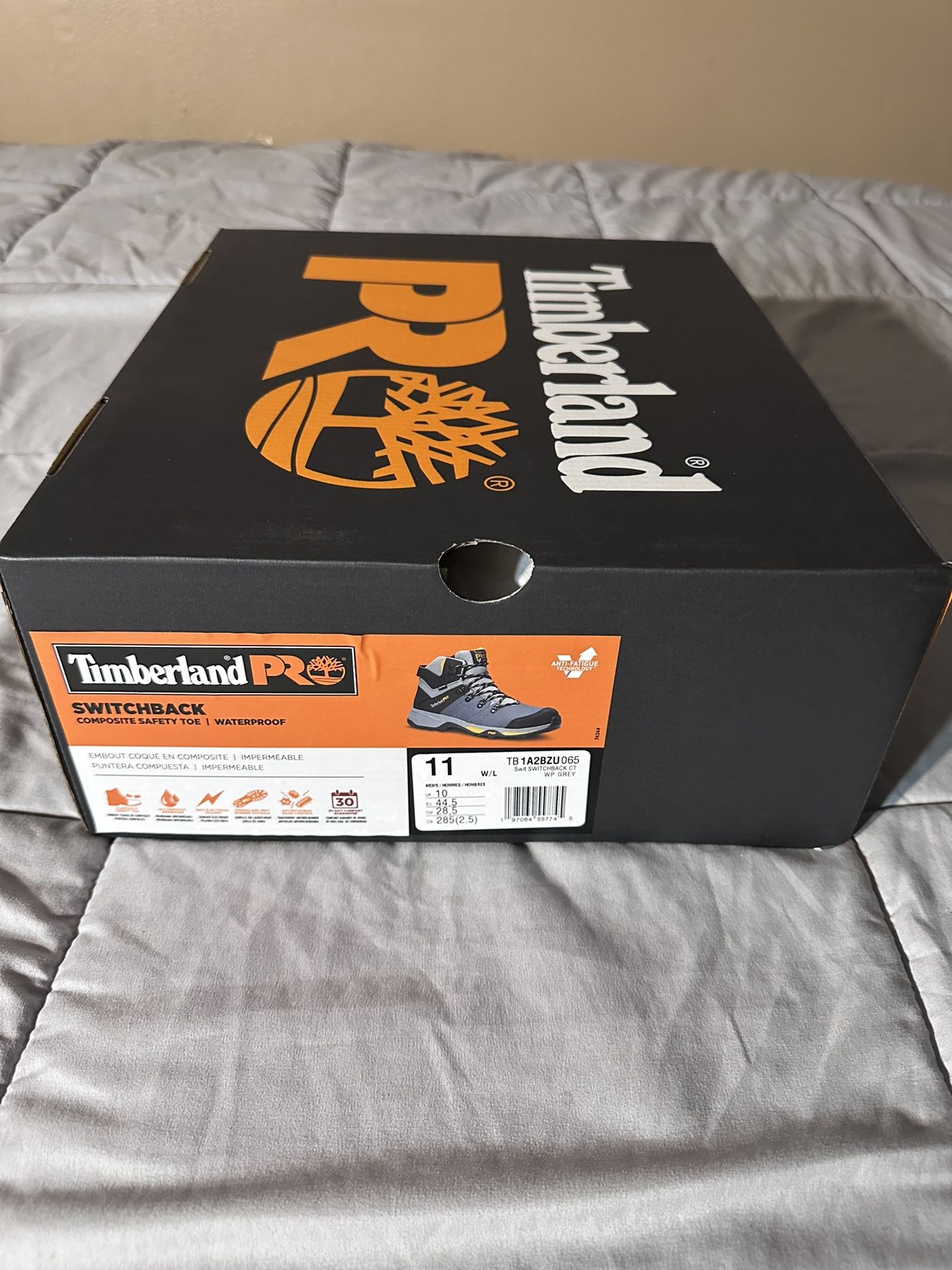 TIMBERLAND PRO COMPOSITE TOE WORK BOOTS