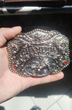 Rodeo Champion Belt Buckle