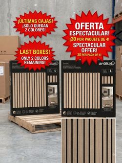 🏷️ SPECTACULAR OFFER! $30 PER PACK OF 4 PANELS! 🏷️