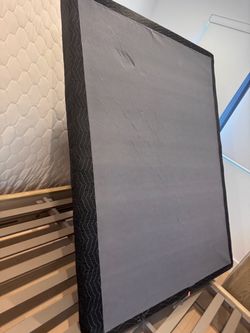 Box spring 4.5 inch and queen bed frame