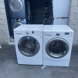 LG Front Load Washer And Dryer Set 