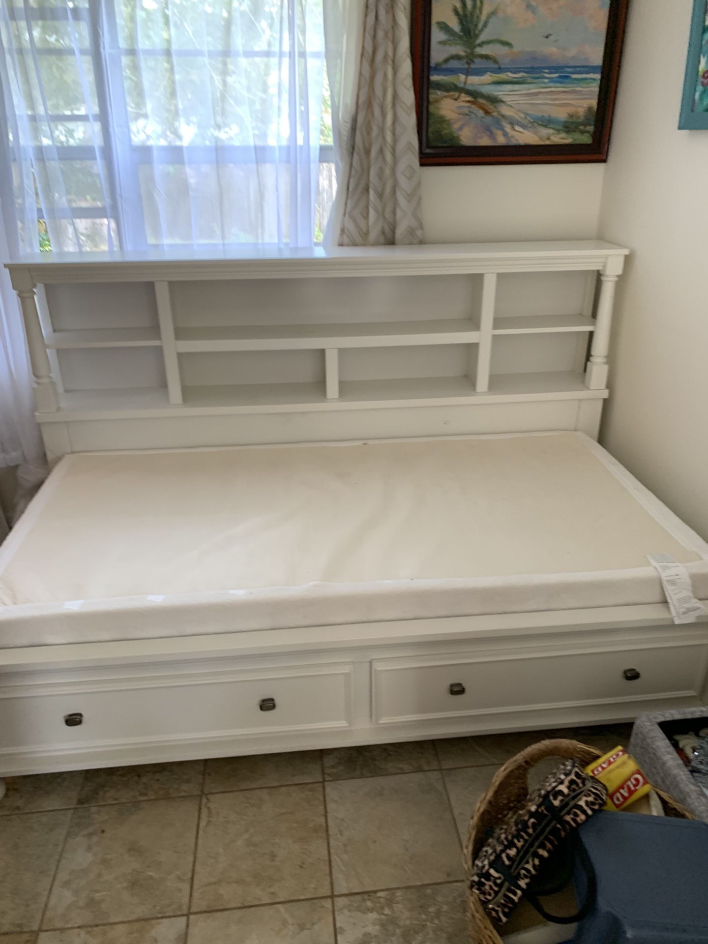 New Twin Platform Bed With Storage Drawers