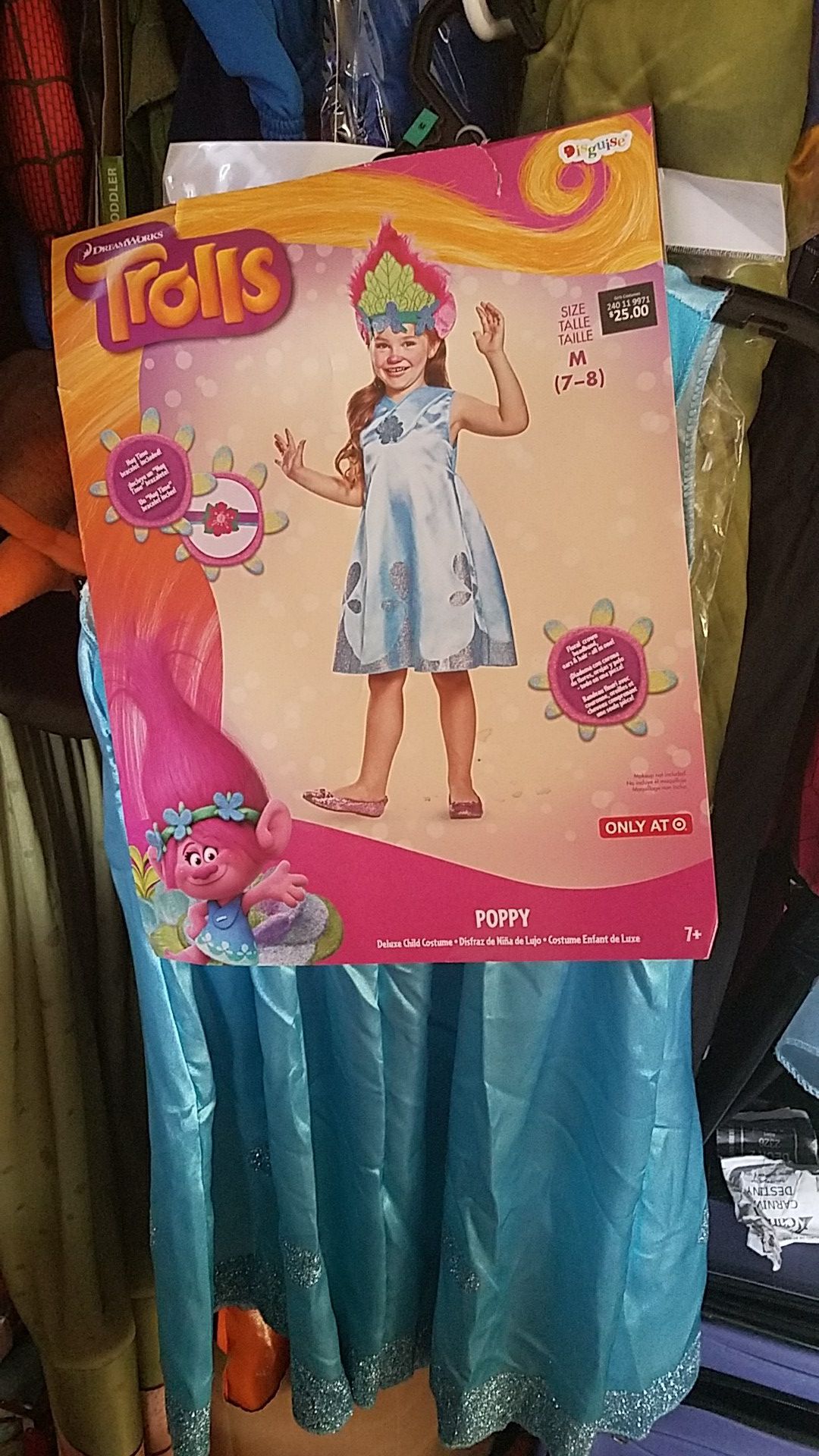 Trolls Poppy Dress Halloween Costume
