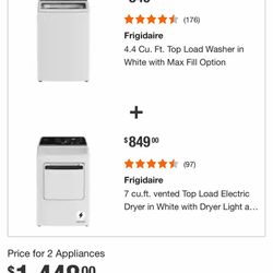 New Washer Dryer 