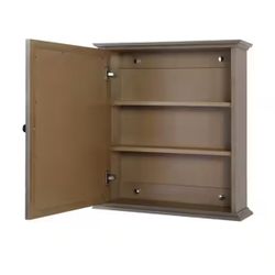 Embrace casual effortless sophistication with the Sonoma 27 in. wide by 24 in. high bathroom medicine cabinet from the Home Decorators Collection. Its