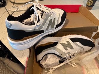 New Balance 997 Golf MG997WK White Black Men Golf Shoe Size 11