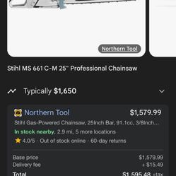 661 Stihl Chainsaw 