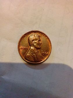 1968 Lincoln pennie DDO DDR red brown very fine condition