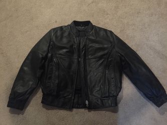 Firstgear leather riding jacket