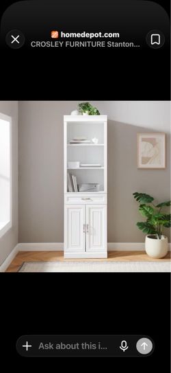 Crosley Furniture Stanton Bookcase Cabinet