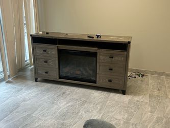 Fake fireplace