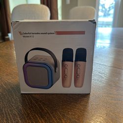 Mini hand held Karaoke sound system