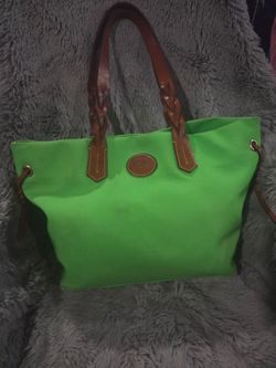 Dooney & Bourke Shopper Tote Apple Green
