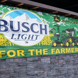 Busch Light John Deere Farmers Banner - 2.5ft x 5ft