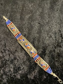 Handmade silver plated bracelet !! Great deal !! 18 cm length