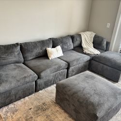Corner Sectional/Couch with Ottoman 4 seater
