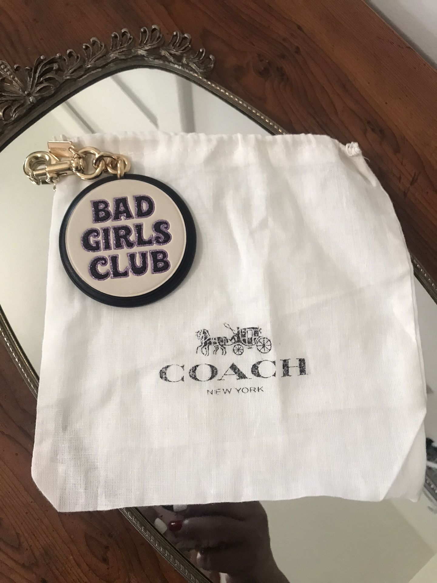 NWOT Coach Bad Girls Club Purse Clip / Keychain 🌹