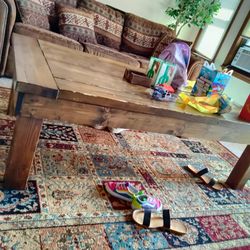 Large Rustic Cabin Coffee Table 